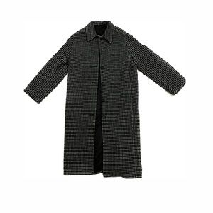 & Other Stories Black and White Houndstooth Coat